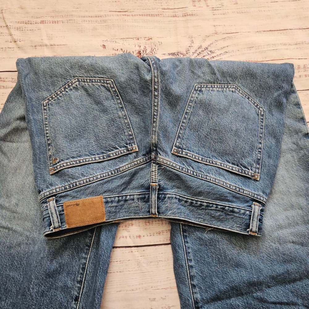 Madewell Super Wide Leg Jean Cuffed High Waisted Denim Womens 29 - Picture 7 of 7